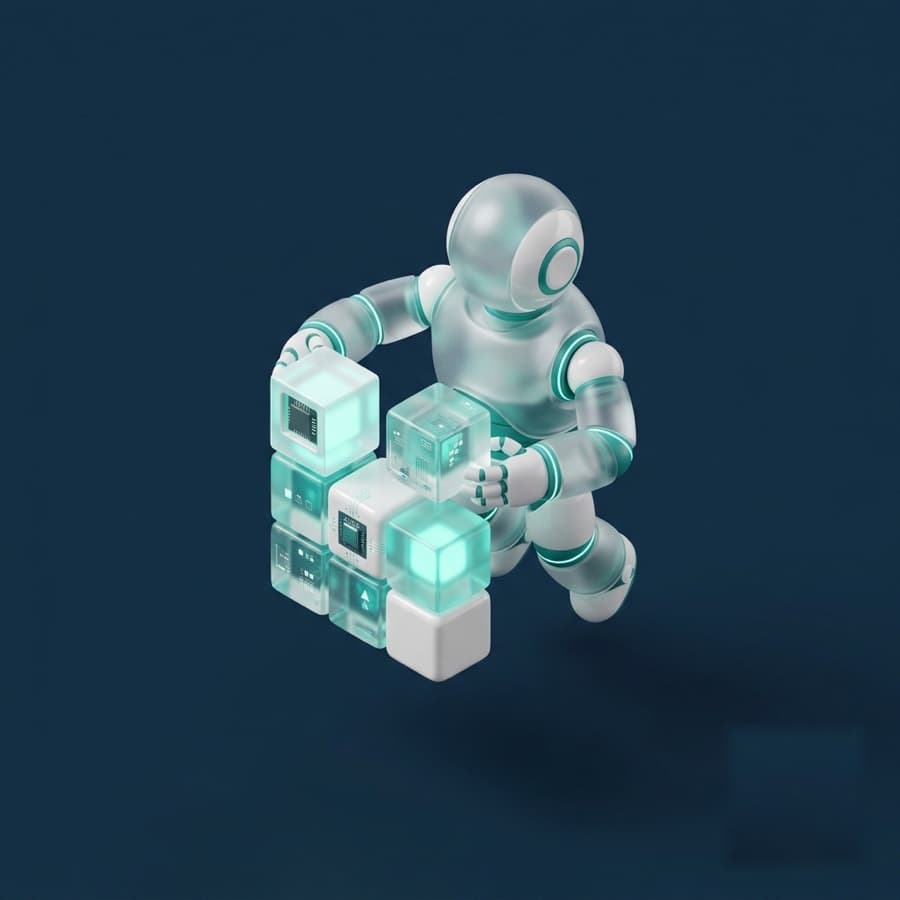 AI Solutions 3D illustration